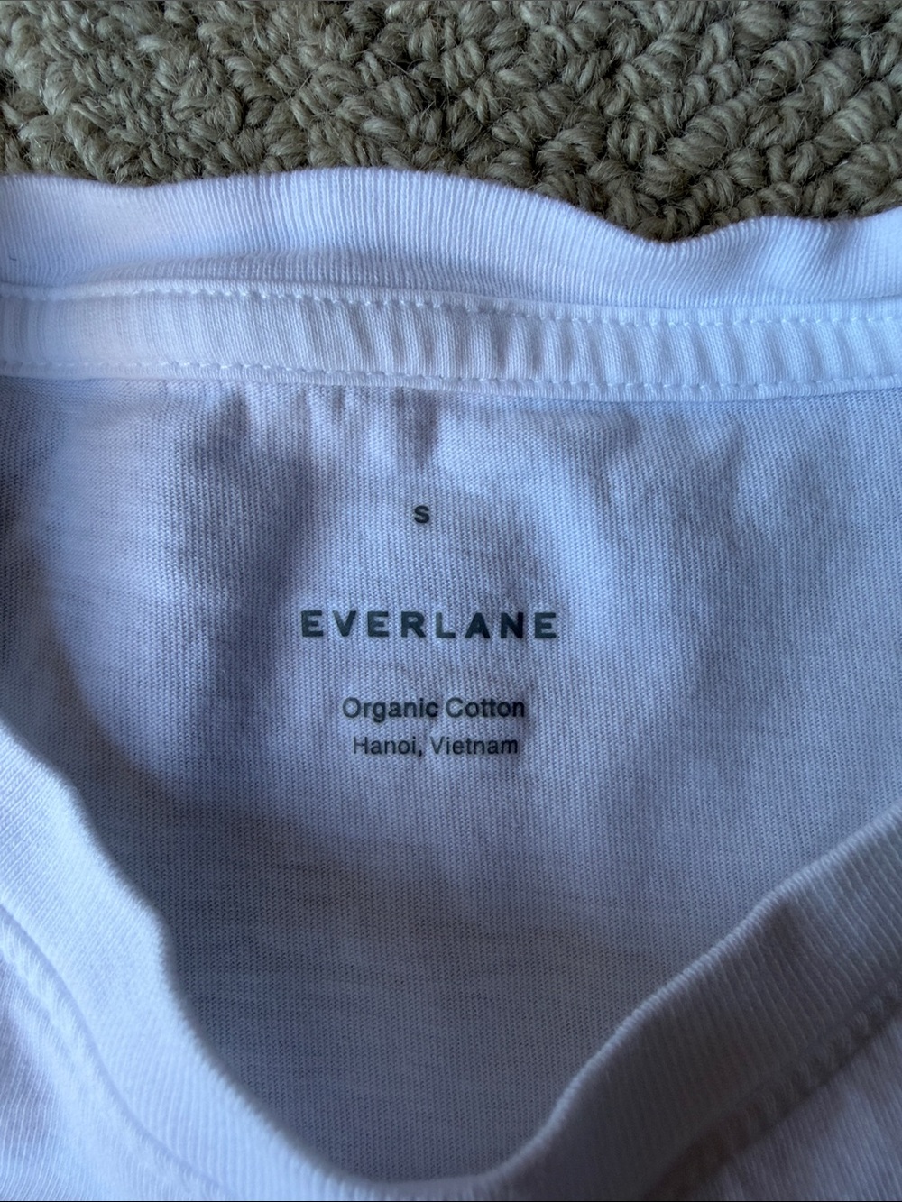 Everlane Organic Cotton Box-Cut Tee - White - Picture 4 of 7